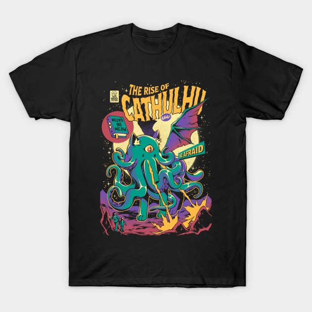 Rise of Cathulhu T-Shirt by Ilustrata